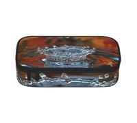 SKGOHLH Ripples in the Water. Full Print Large Capacity Pen Case