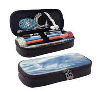 SKGOHLH Sacred Snow Wolf Double Sided Printed Pencil case