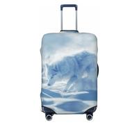 SKGOHLH Sacred Snow Wolf Washable Luggage Cover - Fashionable Luggage Protection Cover, Suitable for Boxes Between 18-32 inchesXL
