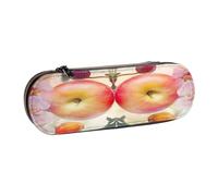 SKGOHLH Soft Symmetrical Fruit Leather Multi Slot Pen Storage Case