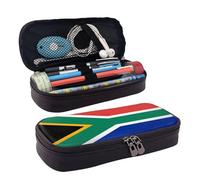 SKGOHLH South Africa Flag Double Sided Printed Pencil case | South Africa Flag Dual-Side Full Print Waterproof Stain-Resistant For Travel & Office Daily Essentials
