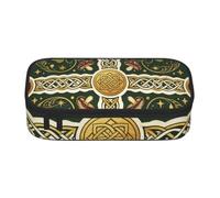 SKGOHLH St Patrick Clover1 Cute Zipper Pencil Case, Oxford Fabric Pen Pouch