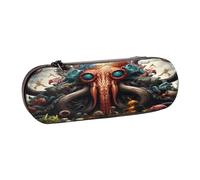 SKGOHLH The Ancient Octopus Leather Multi Slot Pen Storage Case