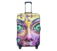 SKGOHLH The Eye Fear Washable Luggage Cover - Fashionable Luggage Protection Cover, Suitable for Boxes Between 18-32 inchesS