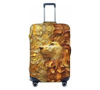 SKGOHLH The Golden African Lion Washable Luggage Cover - Fashionable Luggage Protection Cover, Suitable for Boxes Between 18-32 inchesS