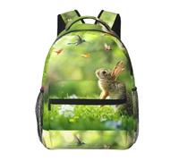 SKGOHLH The lively little rabbit Print Casual Travel Backpack with Laptop Compartment