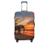 SKGOHLH The Lonely Elephant Washable Luggage Cover - Fashionable Luggage Protection Cover, Suitable for Boxes Between 18-32 inchesM