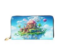 SKGOHLH The Magical Castle Leather Card Wallet Long Gift