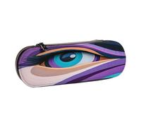 SKGOHLH The Mysterious Eye Leather Multi Slot Pen Storage Case