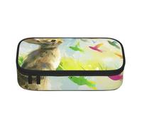SKGOHLH The Rabbit Yearning Full Print Large Capacity Pen Case