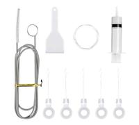 SKHAOVS 9 Pcs Refrigerator Scrub Brush Set, Fridge Drain Hole Cleaning Tool, Cleaning Brush for All Refrigerator Cleaning and Wine Cabinets Kitchen