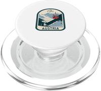 Ski Austria Retro Vintage Style Austrian Skiing PopSockets PopGrip for MagSafe