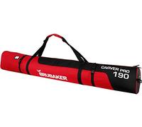 Ski Bag Carver Pro Brubaker Ski Bag - 5 Colours - 170 cm or 190 cm - Padded Ski Bag With Zip Fastener, black/red