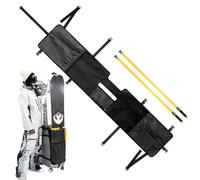 Ski Bag Waterproof - Foldable Travel Storage, Ski Storage Case, Snowboard Boot Bags for Winter Sports Traveling, Outdoor Flying Competition Adults Athlete, Durable Spacious Portable Gear Bag