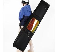 Ski Bag with Wheels, Padded Waterproof Design, Adjustable Length for Single Ski or Multiple Sets