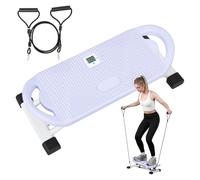 Ski Balancing Machine, Adult Balance Board Trainer, Heavy-Duty Ski Machine with LCD Display, Multifunctional Core & Stability Training Equipment for Home Gym, Full Body Workout (Purple)