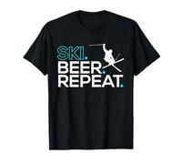 Ski Beer Repeat Motive for a Skier T-Shirt