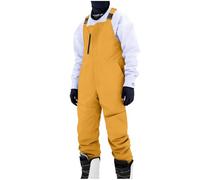 Ski Bib for Men Uk - Snow Suit, Waterproof Insulated Overall, Thermal Winter Warm Jumpsuit, Zipper Strap Snowboard Pants, Snowsuit, Outdoor Trousers, One-Piece Playsuit, Pockets, Sports Skiing