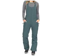 Ski Bib Suit for Women Salopettes Waterproof Trousers Ladies Thermal Snowsuit Sleeveless Adjustable Strap Snow Outdoor Overalls Women's Water Pants Windproof Jumpsuit Snowboard Pants Winter Overalls