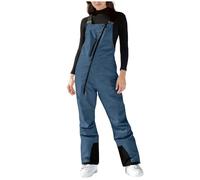 Ski Bib Suit for Women UK Salopettes Waterproof Jumpsuits Trousers Winter Snowboard Pants Ladies Jumpsuit Thermal Snowsuit Dungarees with Pockets Sleeveless Adjustable Strap Snow Outdoor Overalls