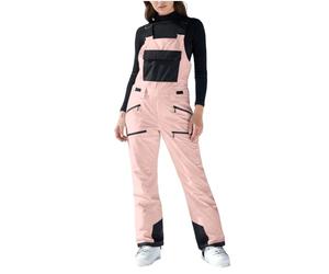 Ski Bib Suit for Women UK Salopettes Waterproof Jumpsuits Trousers Winter Snowboard Pants Ladies Jumpsuit Thermal Snowsuit Dungarees with Pockets Sleeveless Adjustable Strap Snow Outdoor Overalls