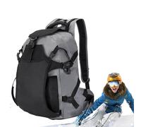 Ski Boat Backpack - 30 Litre Camping Backpack | Snowboard Equipment Bag, For Helmet, Protective Equipment, Clothing, Skiers, Snowboarders, Travellers, Resort Visitors, Outdoor Guide, Gym, Camping