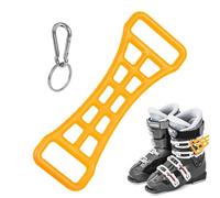 Ski Boot Buckle Tightening Tool - Reinforced pPlastic 8in, Multi Purpose Extender Assist Lever | Winter Shoe Putting On Gear and Ice Scraper for Improving Skiing Experience Outdoor Snow Sports