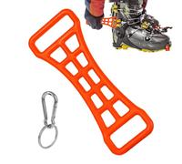 Ski Boot Buckle Tightening Tool - Reinforced pPlastic 8in, Multi Purpose Extender Assist Lever | Winter Shoe Putting On Gear and Ice Scraper for Improving Skiing Experience Outdoor Snow Sports