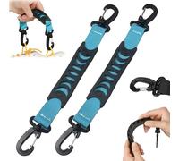 Ski Boots Carrier Strap - Ski and Snowboard Boot Carrier Straps, Roller Skate Straps for Skiing, Snowboarding, Ice Skates and Skates (Blue)