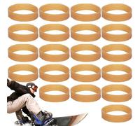 Ski Brake Retainer - Tangle-Free Elastic Binding Band, 20X Durable Ski Tuning Rubber Straps, Snowboard Safety Adjustment Tool, Rubber Accessory Case Ring | for Winter Outdoor Sports Skiing