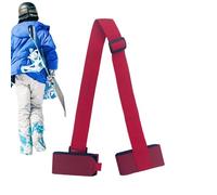 Ski Carry Strap, Ski Straps to Carry | Nylon Adjustable Ski Carrier with Ski Straps | Portable Comfortable Tie Strap Shoulder Ski Holders for Mountain Ski