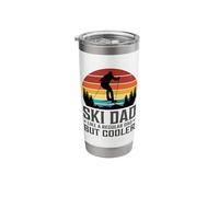 Ski Dad Like a Regular Dad but Cooler Great Fathers Day Stainless Steel Insulated Tumbler