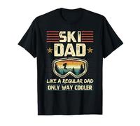Ski Dad Vintage Retro Goggle Skiing Snow T-Shirt