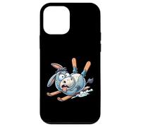 Ski Donkey Wipeout Funny Alpine Winter Crash Humor Case for iPhone 12 mini