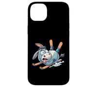 Ski Donkey Wipeout Funny Alpine Winter Crash Humor Case for iPhone 14 Plus