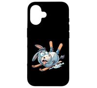 Ski Donkey Wipeout Funny Alpine Winter Crash Humor Case for iPhone 16