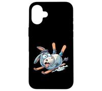 Ski Donkey Wipeout Funny Alpine Winter Crash Humor Case for iPhone 16 Plus