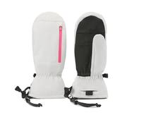 Ski Gloves for Adults, Thick, Warm, Waterproof, Durable, Unisex for Winter Sports, Skiing, Snowboarding, Outdoor Activities, White, M