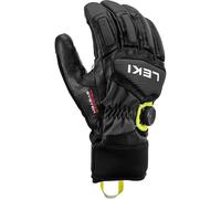 LEKI Griffing Tune 3D Boa glove black-ice lemon yellow 7