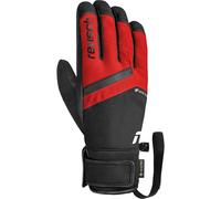 Reusch Booster Gore-Tex Unisex Ski Gloves - Waterproof, Windproof, Breathable, R-LOFT Insulation, Vegan Leather, Softshell Premium, Tight Cuff, Winter Sports for Men and Women