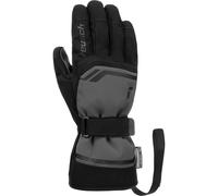 Reusch Men's Primus R-tex Xt Waterproof Membrane, Comfortable Warm Ski Gloves, Softshell Gloves, Snow Gloves, Winter Gloves, Grey/Black, 9