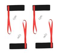 Ski Gloves Wrist Straps - All seasons Safety Hand Lanyards, Polyester Anti-Lost Ski Accessories, 4X Adjustable Wrist Strap Set, Secure Snowboard SkiI Gloves Attachment System for Outdoor Winter Sport