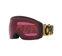 Ski Goggle Oakley Flight Tracker L Mustard Crackle Prizm Dark Grey OO7104-53