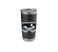 Ski Goggles Mountain Winter Landscape Stainless Steel Insulated Tumbler