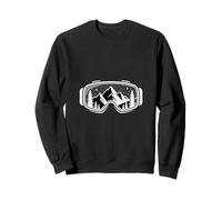 Ski Goggles Mountain Winter Landscape Sweatshirt