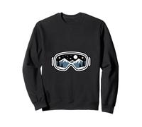 Ski Goggles Mountain Winter Landscape Sweatshirt