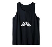 Ski Goggles Mountain Winter Landscape Tank Top