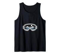 Ski Goggles Mountain Winter Landscape Tank Top