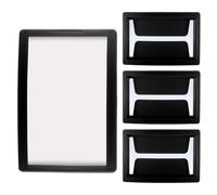 Ski Goggles Passport Badge Holder - 4 Piece Anti Loss Clip, Quick Release Retractable Roller, Durable Shell | Professional Skier Mom Dad Winter Sports Lift Ticket Accessories