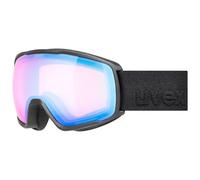 Uvex Victorious S Fm - Ski Goggles For Adults - Filter Category 2 - Contrast Enhancing - Black Dl/Blue-Clear - One Size